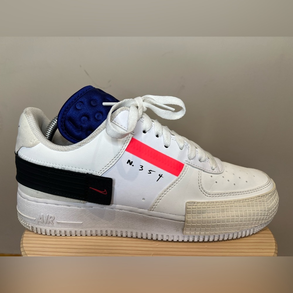 Nike Air Force 1 Low Drop Type GS Summit White No. 354 Men’s Size 8. - Picture 8 of 13
